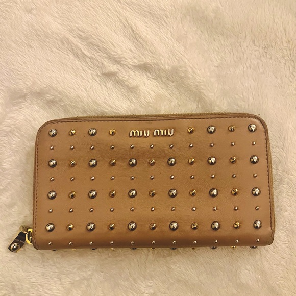 Miu Miu Handbags - Miu Miu Zip Around Wallet